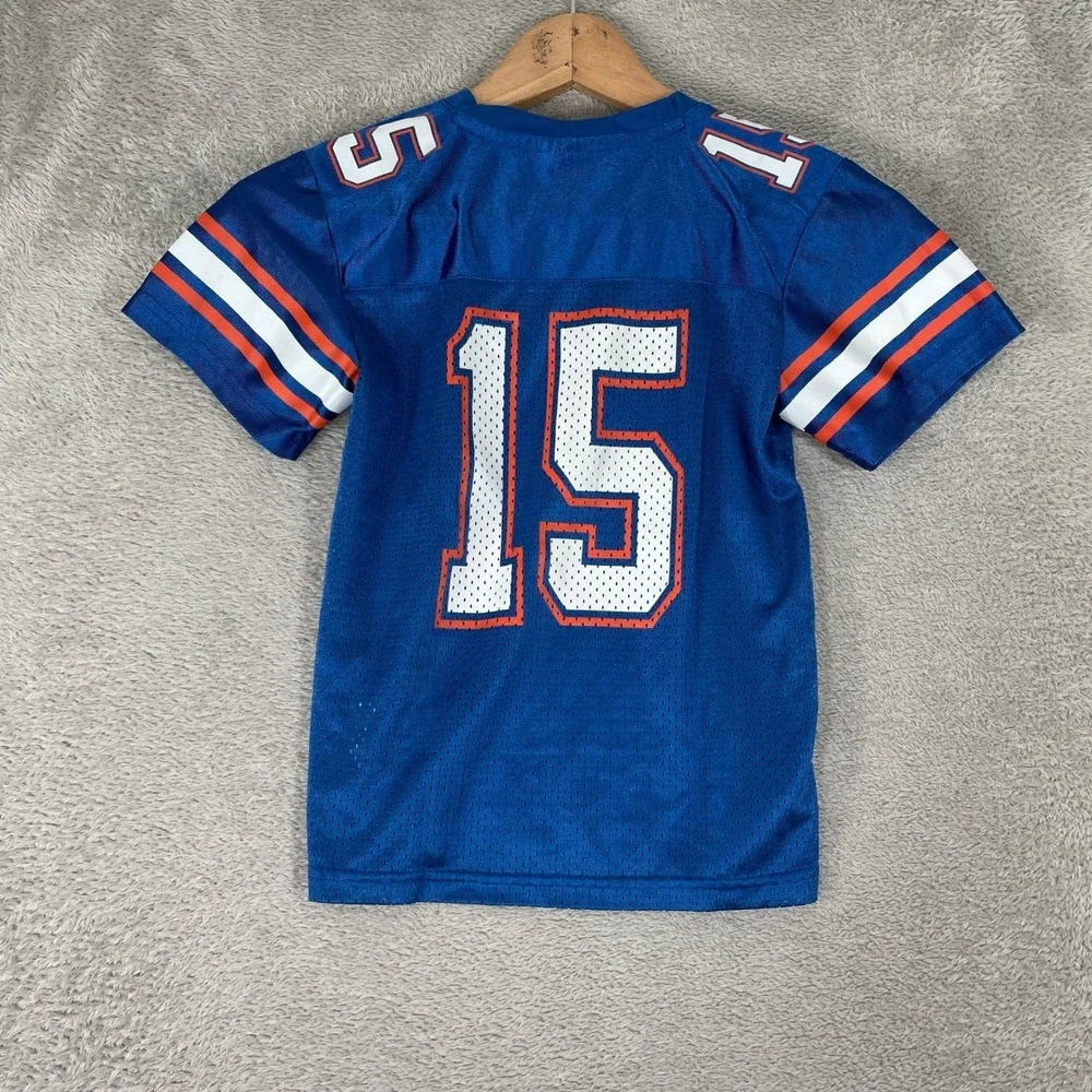 Florida Gators Football Jersey Kids Size 6 Blue Nike Tim Tebow NCAA Y2K
